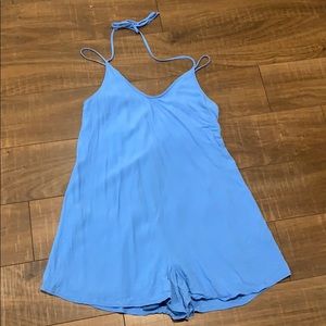 Lush baby blue romper